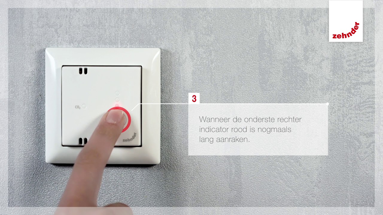 Zehnder CO2 sensor RF Foutmelding koppeling met ventilatietoestel - YouTube - Zehnder Co2 Sensor Rood Lampje