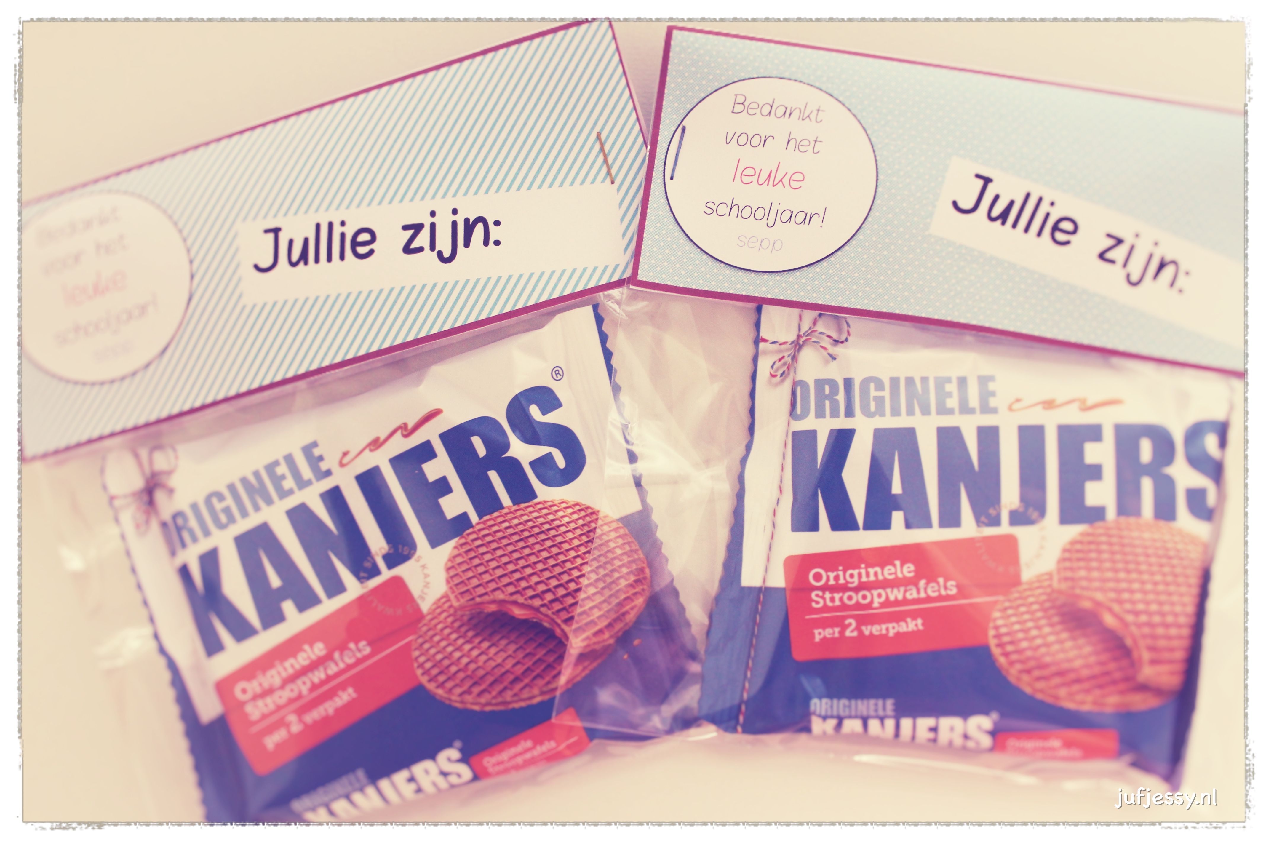 Zelfgemaakte geschenken, Bedankjes, Cadeautjes - Bedankt Voor Het Leuke Schooljaar