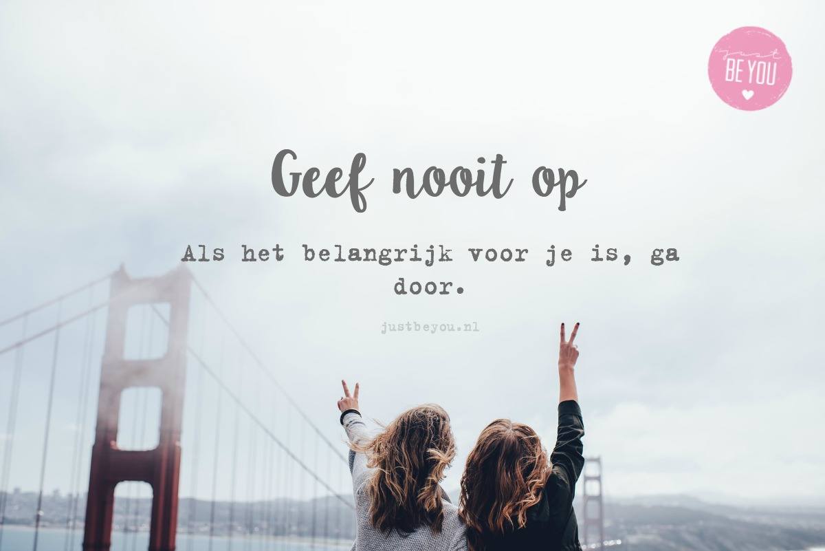 Zet jezelf eens op je prioriteiten lijstje - Just Be You - Houd Het Dan Nooit Op