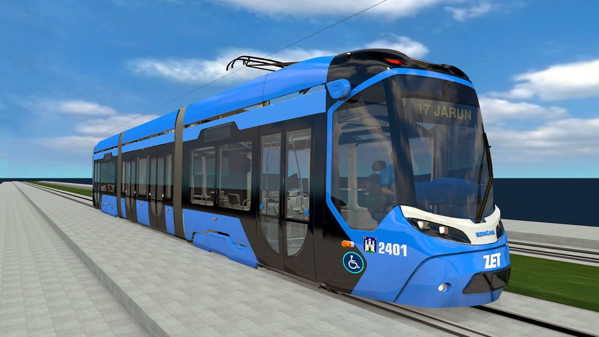 ZET nadopunjuje tramvajsku flotu sa novih 20 niskopodnih Končarevih - Zet Een Timer Voor 5 Minuten