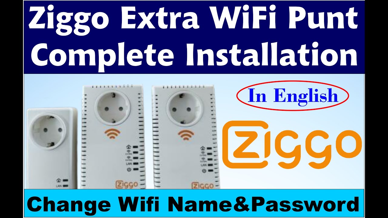 ziggo wifi booster - change wifi name & Password - How to install & use - Ziggo Wifi Booster Pods Installeren