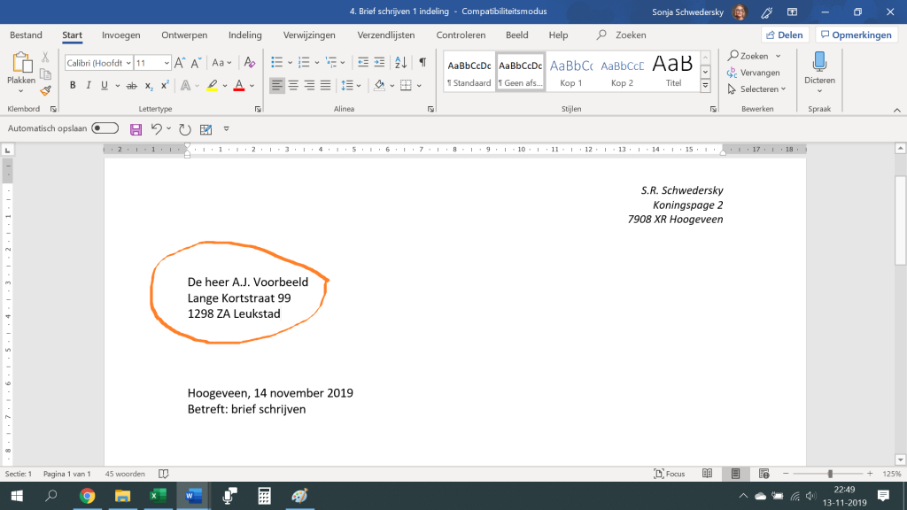 Zo schrijf je een brief » De Schrijverije - Voorbeeld Van Een Brief Schrijven