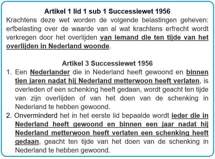 Zo werkt de erfbelasting bij een erfenis uit het buitenland - Erfenis Uit Het Buitenland Belasting