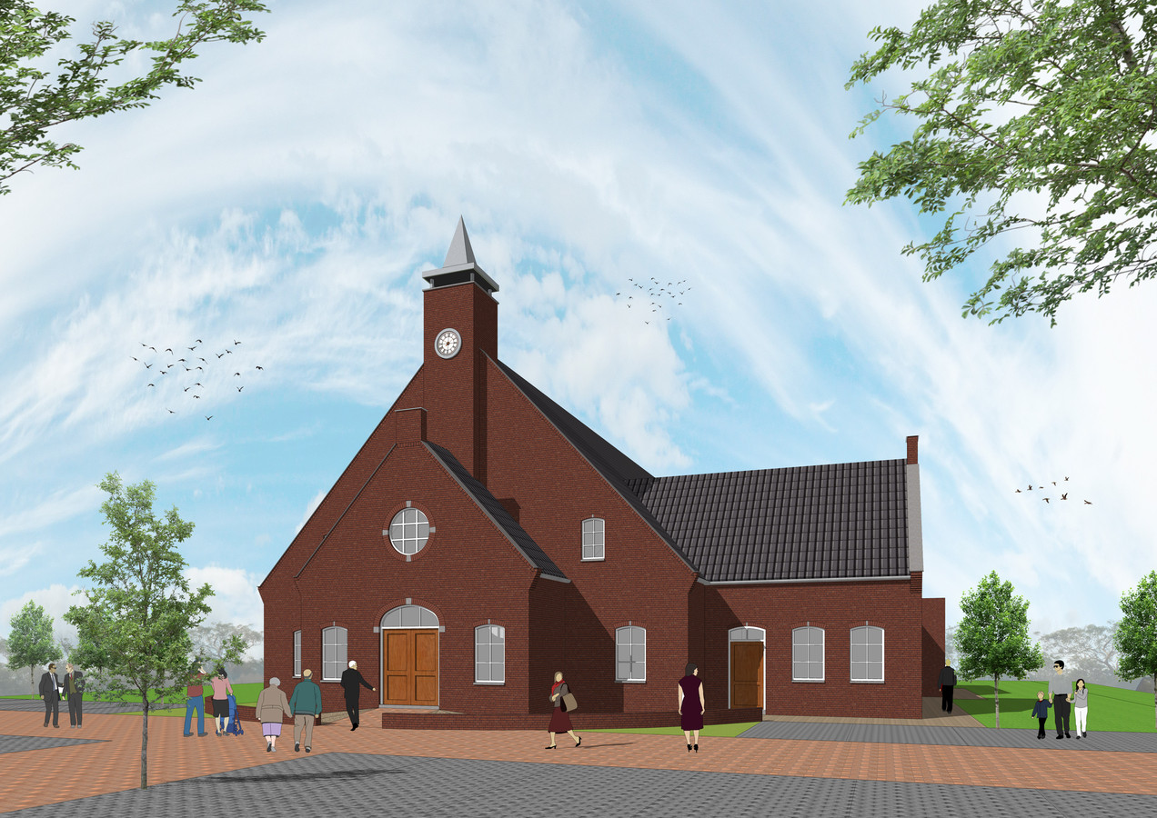 Zó ziet het nieuwe kerkgebouw van de Vrije Gereformeerde Gemeente in - Vrije Ger Gem Kruiningen
