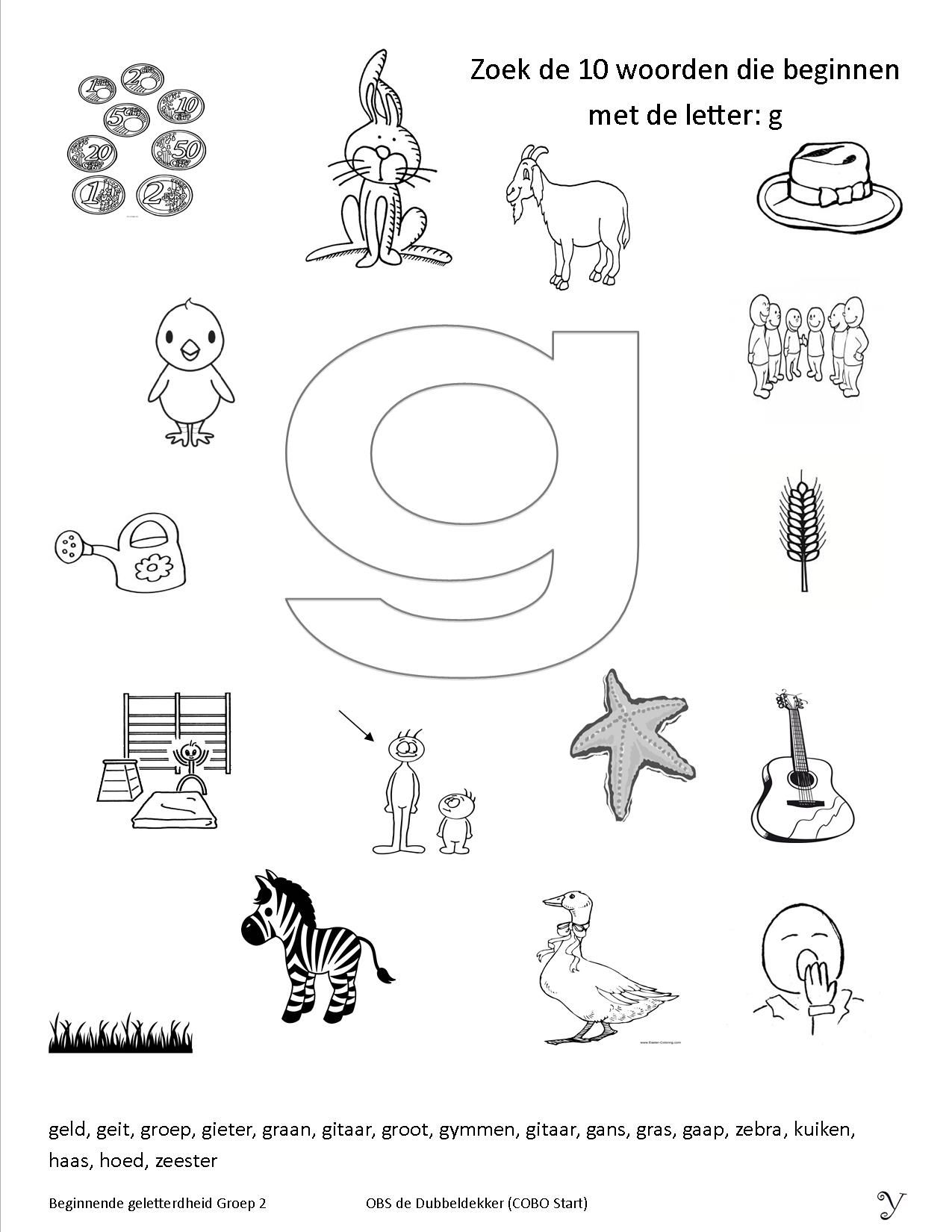 Zoek de juiste plaatjes bij de klank 4 | Letterherkenning spelletjes - Woorden Met Een A Beginnen