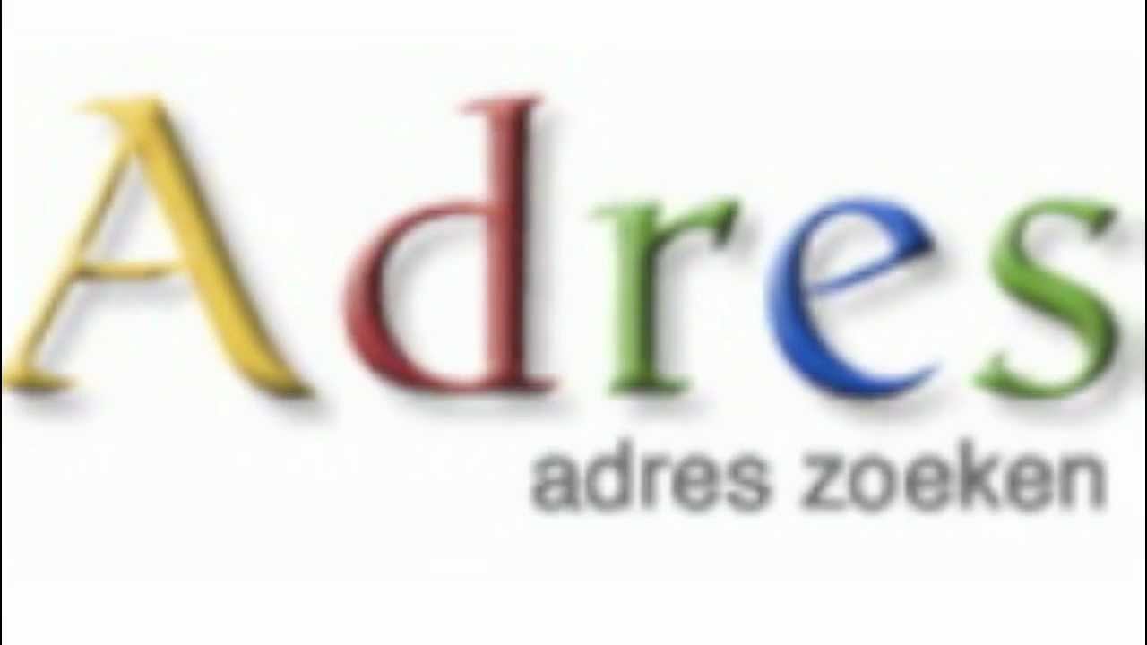 Adres Zoeken Met Naam En Plaats