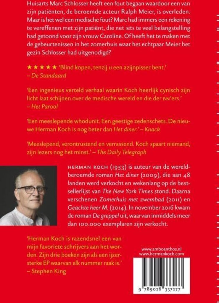 Zomerhuis Met Zwembad Herman Koch