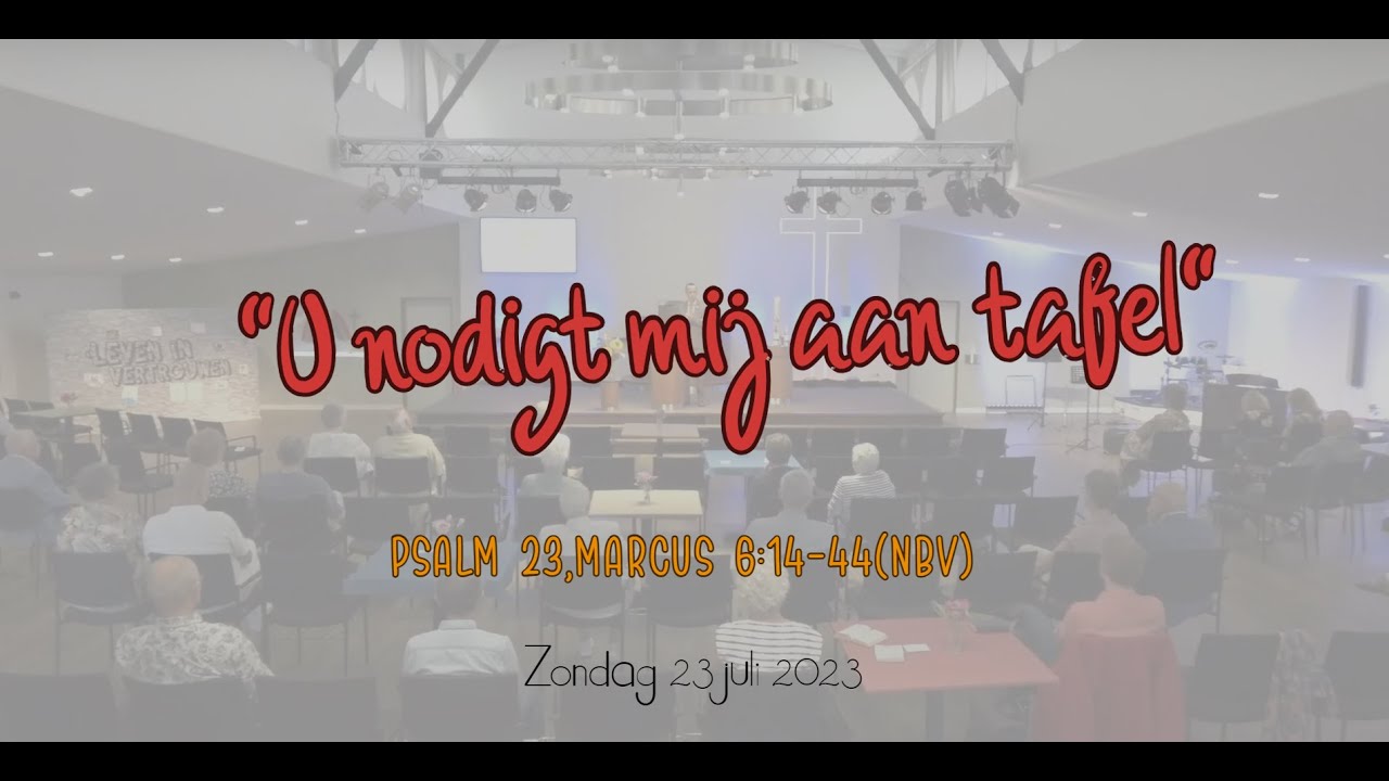 U Nodigt Mij Aan Tafel