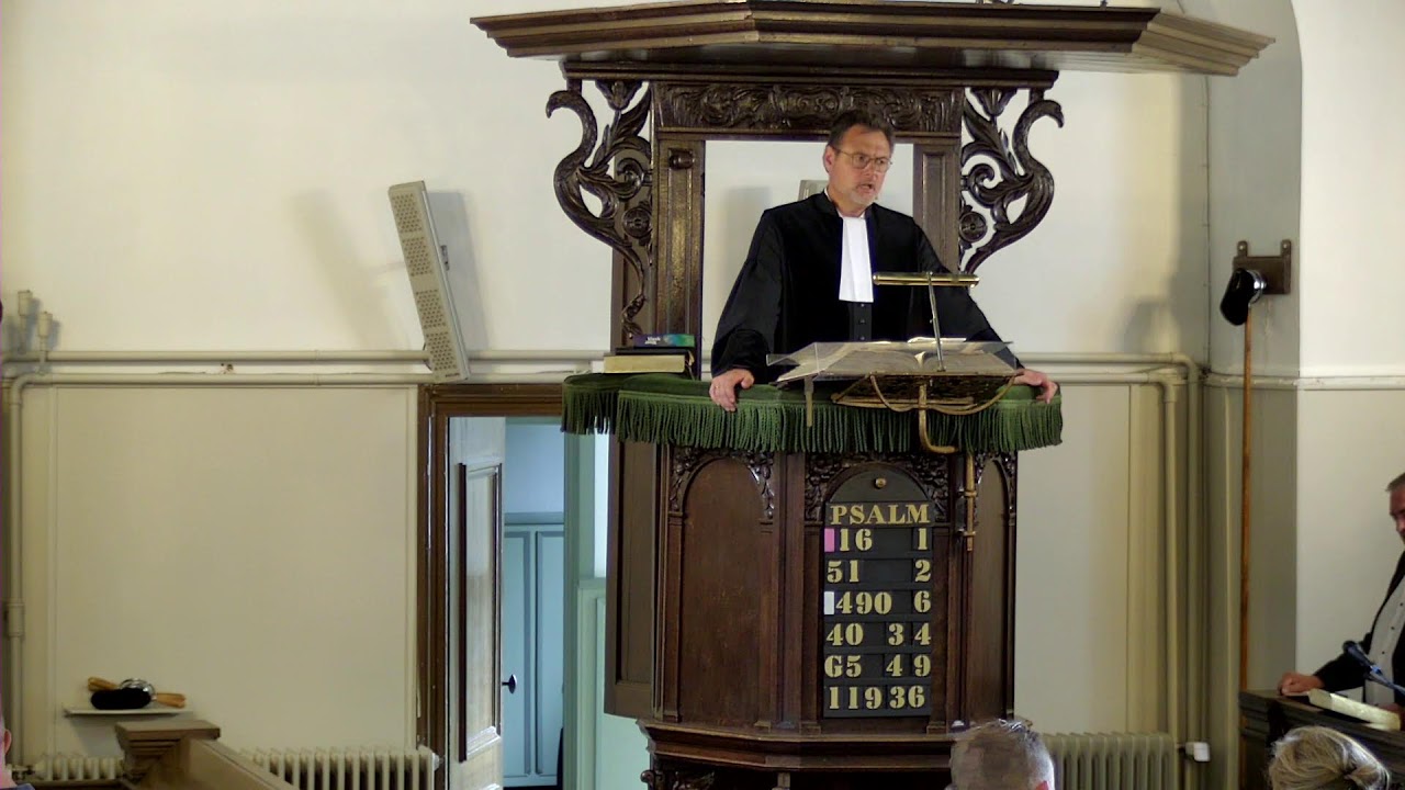 Zondagavond 9 juli 2023, ds. E. van Wijk. - YouTube - Ds Van Wijk Sliedrecht