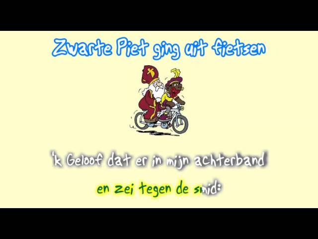 Zwarte Piet Ging Uit Fietsen Tekst: De Vrolijke Woorden Op Een Liedje - Zwarte Piet Ging Uit Fietsen Tekst