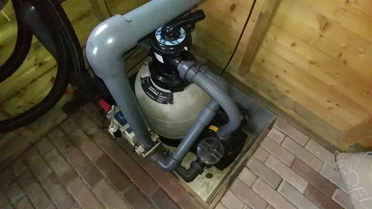 Zout Water Zwembad Wordt Groen